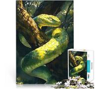 1000 Pieces Puzzles for Adults A serpent coiled around a tree branch Challenging Game for is ideal as a gift for the whole family 50x70cm