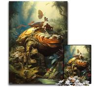 1000 Pieces Puzzles for Adults A Surreal Armored Toad_114402b Puzzles for Adults Challenging Brain Teaser for Teenagers, Family Game Night Fun 1000 PCS