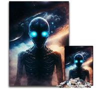 1000 Pieces Puzzles for Adults Abstract Alien Puzzles for Adults Brain Teaser Game Interactive Family Game Suitable for Ages 14 1000 PCS(75x50cm)