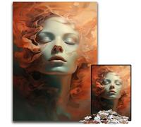 1000 Pieces Puzzles for Adults Abstract Feminine Mystique_190501b - 副本 (2) - 副本 - 副本 Puzzles for Adults Challenging Brain Teaser for Teenagers, Family Game Night Fun 1000 PCS