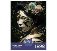 1000 Pieces Puzzles for Adults Abstract Geometric Geisha Puzzle for Adults Toy Wall Decor Analysis And Logic Unique Gifts for Birthday And Christmas 70x50cm/1000pcs
