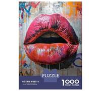 1000 Pieces Puzzles for Adults Abstract Graffiti Art Prints-4 Jigsaw for Adults Family Games Difficult Challenge Unique Gifts for Birthday And Christmas 70x50cm/1000pcs