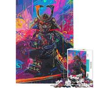 1000 Pieces Puzzles for Adults Abstract Samurai Adult Puzzles Brain Teaser Game Enhance Memory Unique Gifts for Birthday And Christmas (50x75cm)