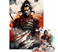 1000 Pieces Puzzles for Adults Abstract Samurai Deco Art Puzzle for Adults Toy Wall Decor Analysis And Logic Unique Gifts for Birthday And Christmas (38x26cm)