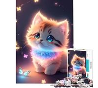 1000 Pieces Puzzles for Adults Adorable Tiny Kitten Adult Puzzles Brain Teaser Game Enhance Memory Unique Gifts for Birthday And Christmas (38x26cm)