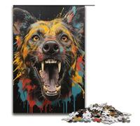 1000 Pieces Puzzles for Adults African Hyena Paper Jigsaw for Adults And Kids Stress Relief Tool 1000 PCS(38x26cm)