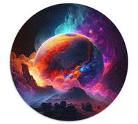 1000 Pieces Puzzles for Adults Alien Planet Jigsaw Puzzles for Adults Family Interaction & Fun Gift,Vibrant Abstract Design 67.5x67.5 cm