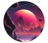 1000 Pieces Puzzles for Adults Alien Planet Landscape Impossible Jigsaw Puzzles for Adults Perfect for Teenagers & Collectors, Ideal Home Decor & Travel Gift 67.5x67.5cm