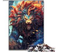 1000 Pieces Puzzles for Adults All Mighty Lion God Jigsaw Puzzles for Adults 1000 Piece An for Christmas Or Birthdays Size 50X75CM