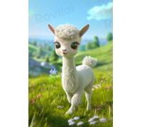1000 Pieces Puzzles for Adults - Alpaca on the Grassland Fun Brain Puzzle Lovers Challenging and Relaxing Gifts Idea