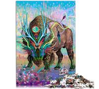 1000 Pieces Puzzles for Adults Ancient Sacred Deer Home Decoration Puzzle 26x38cm Enhance love between couples for teenager Age 14 Up