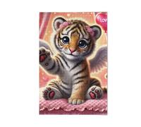 1000 Pieces Puzzles for Adults - Angel Tiger Cub Ballerina Funny Puzzles Educational Toys for Boys and Girls