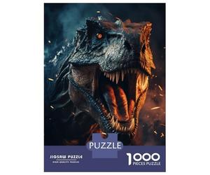 1000 Pieces Puzzles for Adults Angry Dino Jigsaw for Adults Anti-Stress Toys Difficult Hard Difficult And Challenge 70x50cm/1000pcs