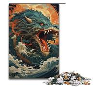 1000 Pieces Puzzles for Adults Animal Colourful Dragon Paper Jigsaw for Adults And Kids Stress Relief Tool 1000 PCS(38x26cm)