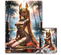 1000 Pieces Puzzles for Adults Anime Sexy Cleopatra Paper Jigsaw Brain Teaser Home Decor Perfect 1000 PCS(38x26cm)