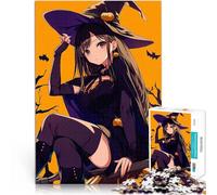 1000 Pieces Puzzles for Adults Anime Witch Halloween Geschenke zum Suchbegriff: "Herausfordernde Spiele" Geburtstagsgeschenk75x50cm