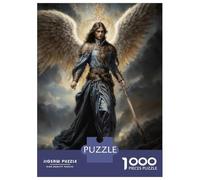 1000 Pieces Puzzles for Adults Archangel Azrael Jigsaws for Adults Relax Games Enhance Memory Unique Gifts for Birthday And Christmas 70x50cm/1000pcs