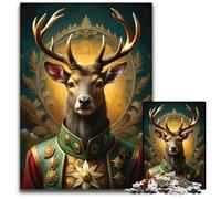 1000 Pieces Puzzles for Adults Aristocratic Animals Jigsaw Puzzles for Adults Intricate Design for Teenagers DIY Decor And BrainBoosting Fun 1000 PCS(38x26cm)