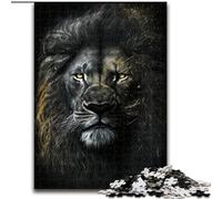 1000 Pieces Puzzles for Adults Art Colourful Lions Jigsaw Made of cardboard,Ideal for Home & Office Decor, for Birthday 1000pcs(26x38cm)
