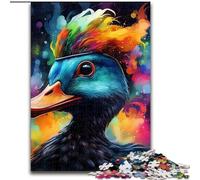 1000 Pieces Puzzles for Adults Art Duck Challenging Puzzles size 26x38cm Brain Challenge Game for Teenagers & Family Interaction