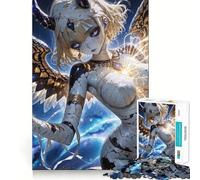 1000 Pieces Puzzles for Adults Astral Space Mummy Neat Cut Decor Cognitive Teaser Toy Free Time Play Birthday Art Gift (38x52cm)