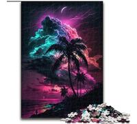 1000 Pieces Puzzles for Adults AstroIsland with Tropical Clouds Puzzle Challenging Brain Teaser, Family Activity, Home Decor, (size : 50x75cm)