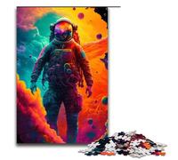 1000 Pieces Puzzles for Adults Astronaut in Colorful Sky Decompressing Intellectual Educational Toy Gifts Ideas 75x50cm