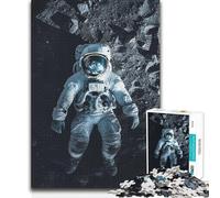 1000 Pieces Puzzles for Adults Astronaut Lies on The Moon Analysis And Logic Practical Game Suitable for Ages 14 And Up (size 50x75cm)