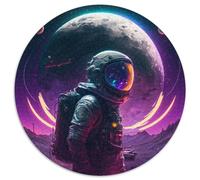 1000 Pieces Puzzles for Adults Astronauts 1000 Piece Round Jigsaw Puzzle Ideal And Home Decor 67.5x67.5cm