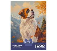 1000 Pieces Puzzles for Adults Autumn Mountain Dog-1 Jigsaws for Adults Relax Games Enhance Memory Unique Gifts for Birthday And Christmas 70x50cm/1000pcs