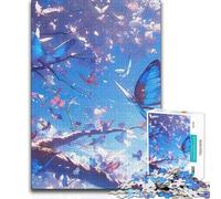 1000 Pieces Puzzles for Adults Azure Flutter Analysis And Logic Practical Game Suitable for Ages 14 And Up (size 50x75cm)