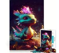 1000 Pieces Puzzles for Adults Baby Space Dragon Flawless Fit Art Brain Challenge Fun Rest Time Play Birthday Mind Gift (50x75cm)