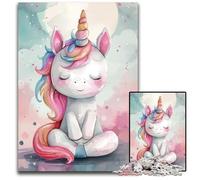 1000 Pieces Puzzles for Adults Baby Unicorn Cute Puzzles for Adults Brain Teaser Game Interactive Family Game Suitable for Ages + 1000 PCS(38x26cm)
