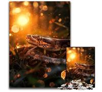 1000 Pieces Puzzles for Adults Ball Python Snake Puzzles for Adults Perfect for Family Fun on Christmas Thanksgiving Birthdays & Easter 1000 PCS(38x26cm)