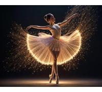 1000 Pieces Puzzles for Adults - Ballet Lovers Ballerina Dance Dancer Styles Beautiful Colorful Funny Puzzle Unique Difficult and Challenge Large Puzzle Game Toys Gift