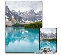 1000 Pieces Puzzles for Adults Banff National Park Puzzles for Adults Brain Teaser Game Interactive Family Game Suitable for Ages + 1000 PCS(38x26cm)