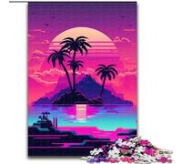 1000 Pieces Puzzles for Adults Beach Island Jigsaw Puzzles for Adults size : 50x75cm Home Activity for Holidays, Birthdays, And Family Game Nights