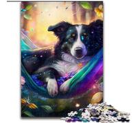1000 Pieces Puzzles for Adults Beautiful Border Collie Jigsaw Puzzles size 50x75cm for Teenagers & Teens, Ideal Birthday