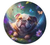 1000 Pieces Puzzles for Adults Beautiful Bulldog Puzzle 1000 Pieces Jigsaw for Mother'S Day,Birthdays,Christmas (67.5x67.5cm)