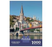 1000 Pieces Puzzles for Adults Beautiful Lyon Puzzle for Adults Toy Wall Decor Analysis And Logic Unique Gifts for Birthday And Christmas 70x50cm/1000pcs