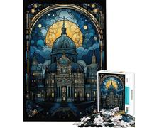 1000 Pieces Puzzles for Adults Berlin Cathedral Travel Adult Jigsaw Puzzle Brain Teaser Game Enhance Memory for Is Ideal As A Gifts (Size 50x75cm)