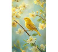 1000 Pieces Puzzles for Adults - Bird in Flower Forest Challenging Gifts for Jigsaw Puzzle Lovers, Enjoy Happy Time with Friends, Framable Room Wall Decoration