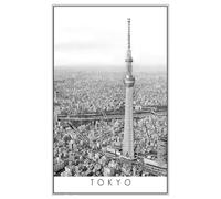 1000 Pieces Puzzles for Adults - Black and White - Tokyo Adult Stress Relief Puzzle, Youth Intelligence Challenge, Relaxing Family Activities