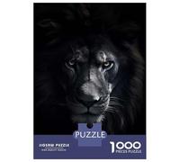 1000 Pieces Puzzles for Adults Black Lion Angry King Jigsaws for Adults Relax Games Enhance Memory Unique Gifts for Birthday And Christmas 70x50cm/1000pcs