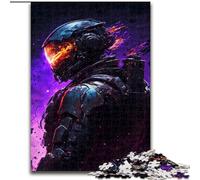 1000 Pieces Puzzles for Adults Black Troops In Space Made of Wood, Interactive Family Game, Suitable for Ages 14+ 50x75cm Challenging & Entertaining, Family Activity