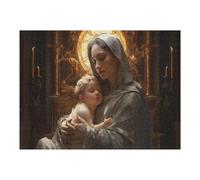 1000 Pieces Puzzles for Adults - Blessed Virgin Mary Our Lady Funny Puzzle Educational Learning Toys for Girls and Boys