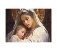 1000 Pieces Puzzles for Adults - Blessed Virgin Mary Our Lady Funny Puzzle Learning Educational Puzzles for Children Girls and Boys