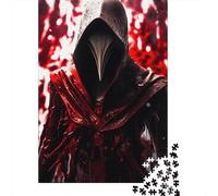 1000 Pieces Puzzles for Adults Blood Red Shadow Square Puzzle for Adults & Paper Puzzles Home Decor 38x26cm/1000pcs