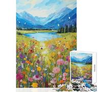 1000 Pieces Puzzles for Adults Blooming Spring Anti-Stress Toys Funny Gift Brain Teaser Game Improving Love between Couples size 38x52cm