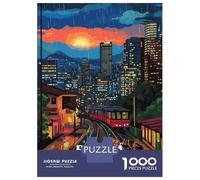 1000 Pieces Puzzles for Adults Bogota Colombia Cityscape Rainy Night Puzzle for Adults Toy Wall Decor Analysis And Logic Unique Gifts for Birthday And Christmas 52x38cm/1000pcs